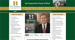 Desktop Screenshot of bradley-law.com